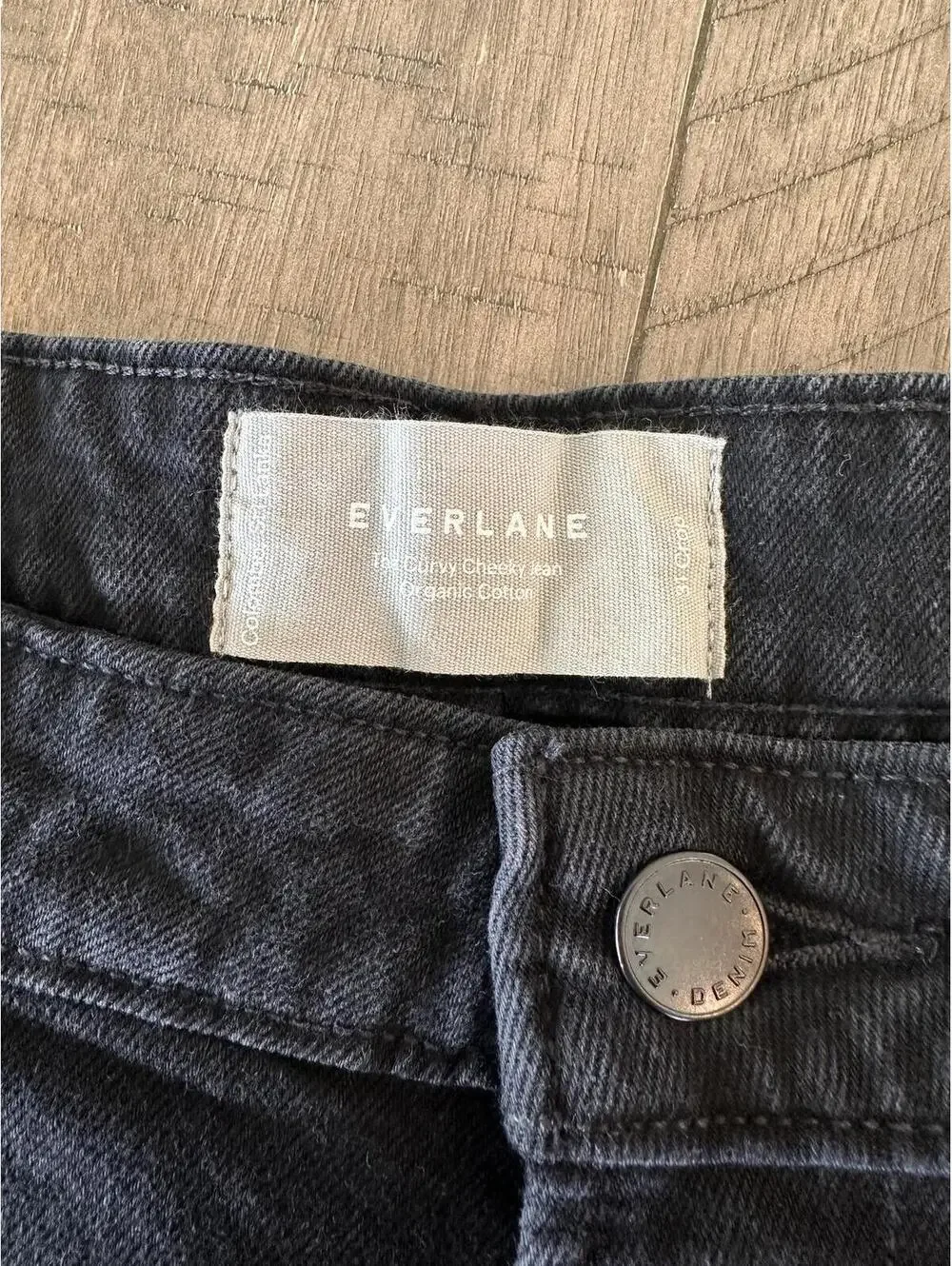 NWT Everlane The Curvy Cheeky Jean Crop Straight Leg Black Women’s size 31 - Picture 7 of 15